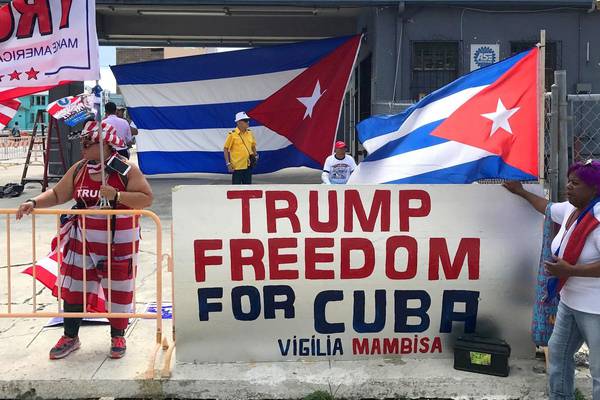 Trump announces plans to dilute key US-Cuba deal