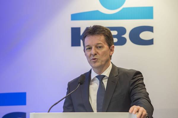 Irish bank shares jump as KBC plans exit