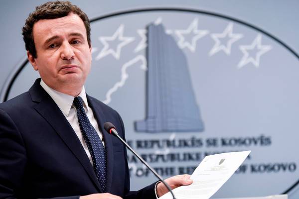 EU urges Kosovo to focus on Covid-19 amid political crisis