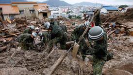Heavy rain hampers   Japan landslide rescue effort