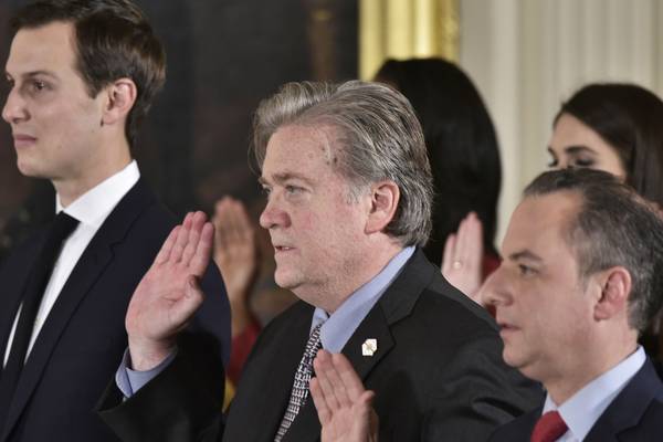 Trump advisers Stephen Bannon, Jared Kushner ‘hold peace talks’