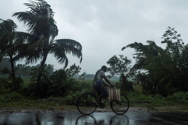 Millions displaced as powerful cyclone hits India and Bangladesh