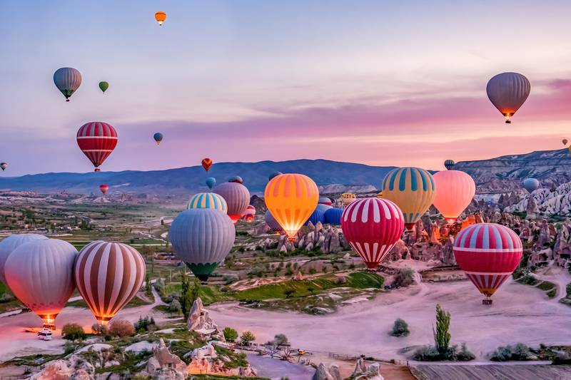 Living the high life on a hot-air balloon trip over Turkey