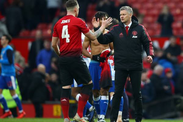Solskjaer says United were flattered by 2-0 win over Reading