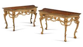 Pair of Irish tables among the treasures at Lord and Lady Weinstock sale