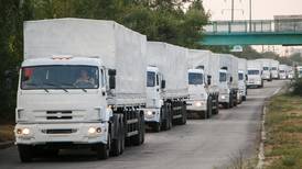 Russian aid convoy blocked  as Ukraine fears invasion pretext