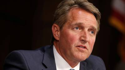 Republican senator Jeff Flake quits with fiery speech