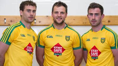 Donegal football jerseys to spread  farm safety message