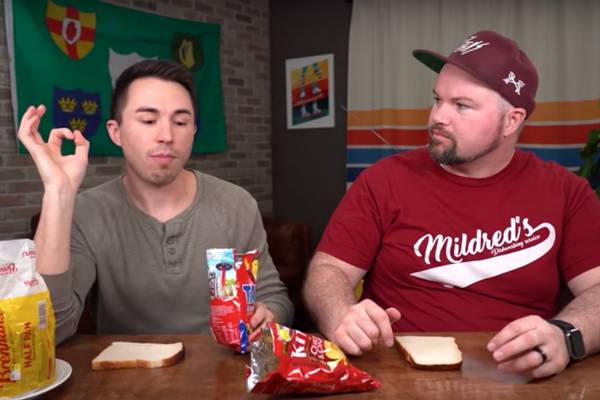 American YouTubers embrace the crisp sandwich