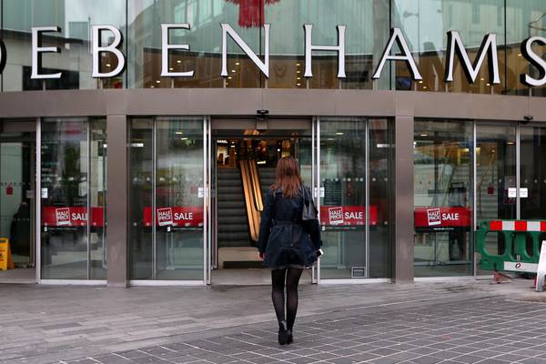 Debenhams slides as finance chief set to join rival Selfridges