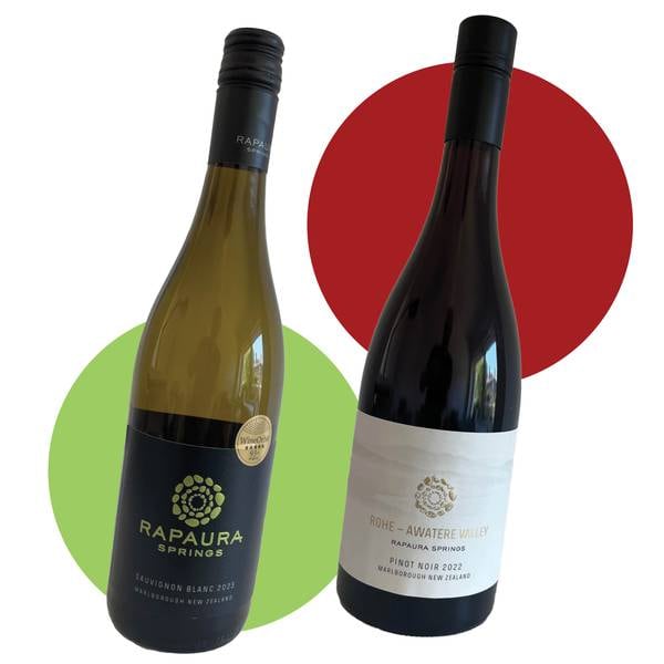 Two New Zealand Marlborough wines to try: Classic  sauvignon blanc and a light, fruity pinot noir