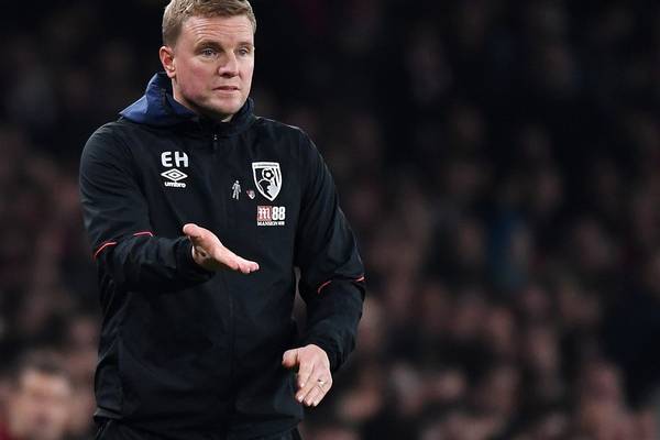 Bournemouth’s Howe becomes first Premier League manager to take voluntary pay cut