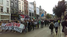 Hundreds protest against Jobstown ruling in Dublin city