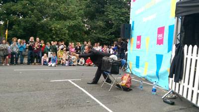 Merrion Square transformed into circus for City Spectacular