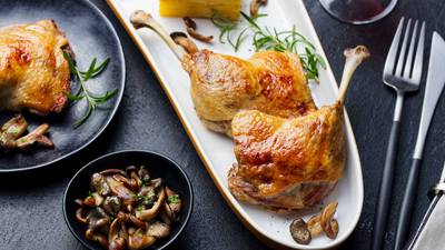 The key to this tender and sweet duck confit dish is in the cure