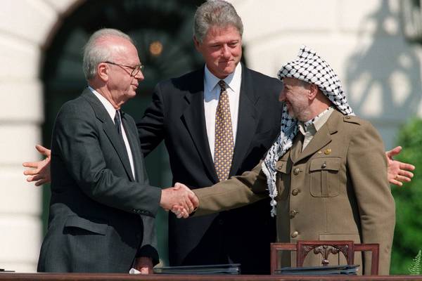 Fierce optimism of Oslo Accords has vanished 25 years on