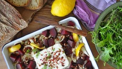 Baked feta and beetroot – a match made in food heaven