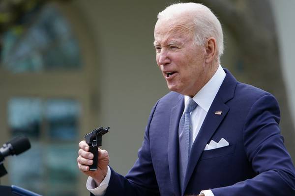 Clamping down on untraceable ‘ghost guns’ common sense, Biden says