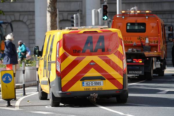 AA Ireland owner reports slowdown in sales as pandemic drives cars off roads