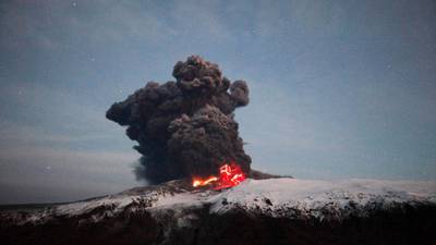 Iceland raises volcano alert level  to second-highest