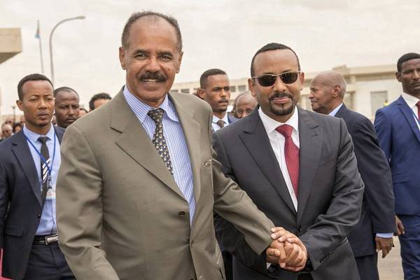 Phone lines reopen as Ethiopia and Eritrea make peace after 20 years