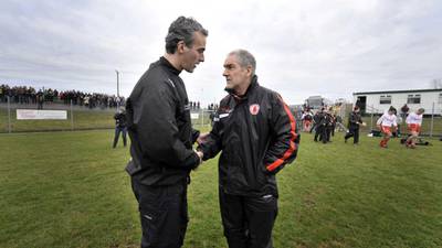 Mickey Harte  and  Tyrone look to tip balance back