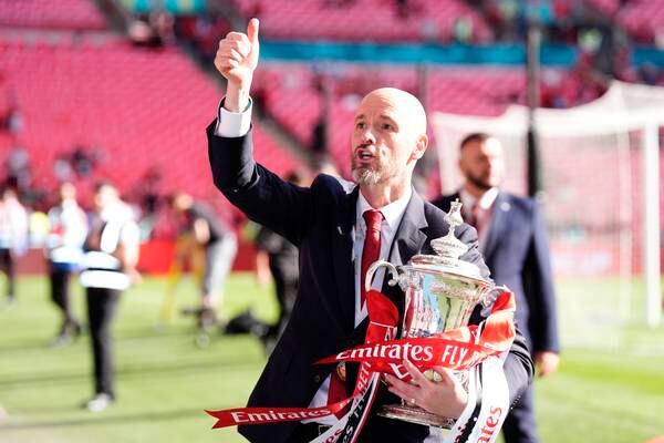 Pundits and Ten Hag get into a midfield scuffle in wake of United’s FA Cup win