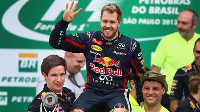 Sebastian Vettel signs off dream year with another victory in Brazil