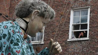 25-foot ‘Giant Grandmother’ runs amok on Limerick streets