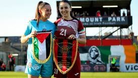 Bohemians take on Palestine as a packed Dalymount Park witnesses history
