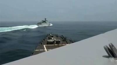 US and China each blame other side following warship incident in Taiwan Strait