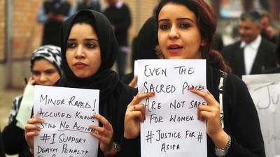 Eight men in court in India over rape and murder of girl (8)