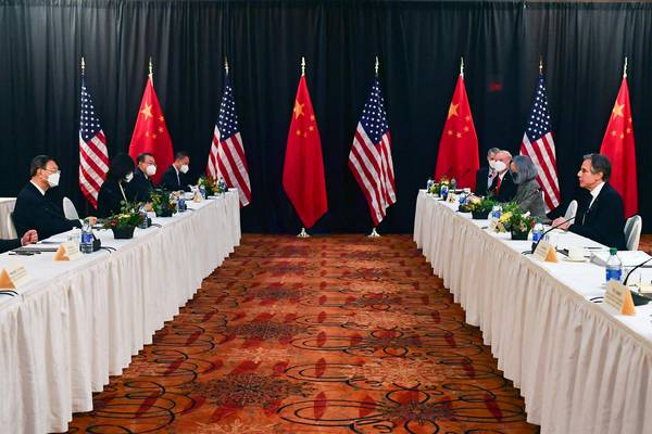 Top US and Chinese diplomats clash at talks in Alaska
