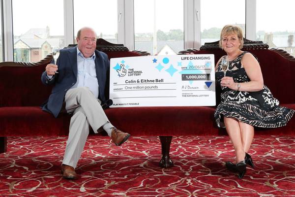 Couple who help bereaved families win £1 million lottery