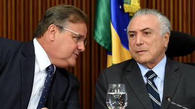 Brazilian minister accused in corruption scandal resigns