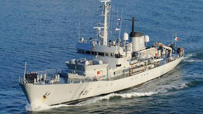 Naval vessel LE Emer stood down