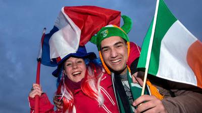 French fans swoon over Valentine’s date in Dublin