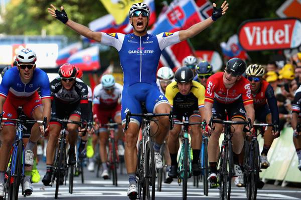 Tour de France: Marcel Kittel takes stage two for Quick-Step