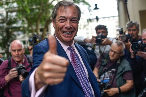 Tories unlikely to select correct new leader, says Farage
