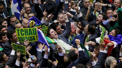 Brazil  sends in the clowns to vote on Rousseff impeachment