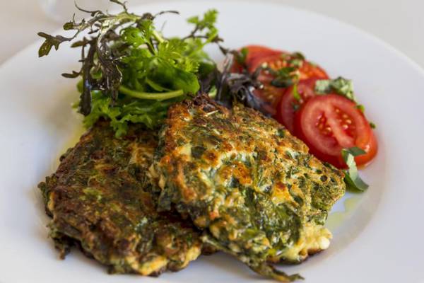 Sea beet fritters