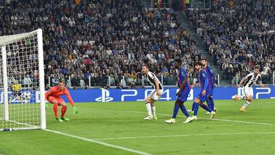 Juventus slice through Barcelona as Catalans crumble again