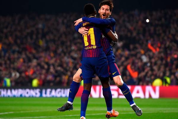 Messi turns drought to glut as Barca dump out Chelsea
