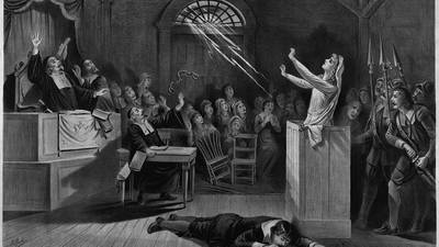 Irishwoman Ann Glover, the last woman hanged for witchcraft in Boston