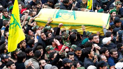 Top Iranian general and six Hezbollah fighters killed in Israeli attack in Syria