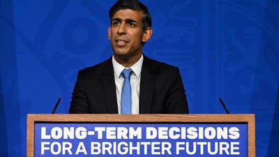 Rishi Sunak waters down climate commitments to avoid public ‘backlash’