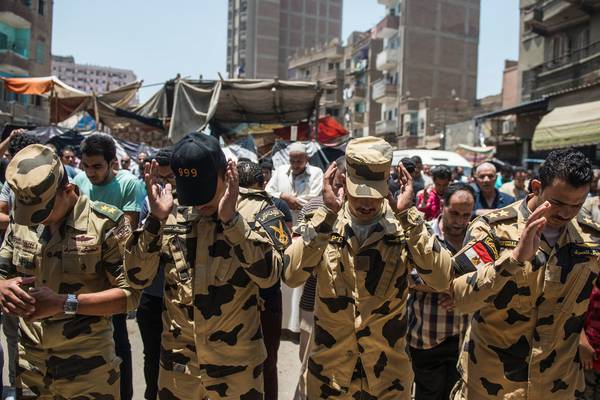 Egyptian police kill 16 gunmen in raids targeting militants
