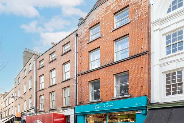 Fully let investment on Dublin’s South William Street seeking €3.6m 