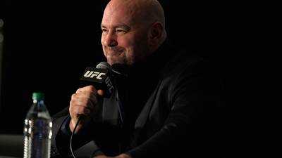 Dana White says ‘no defence’ for slapping wife but will not resign as UFC boss