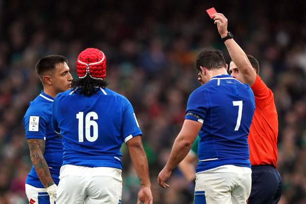 Italy’s Hame Faiva to miss rest of Six Nations after receiving four-week ban